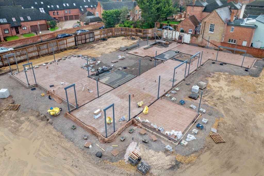Beam and Block Install